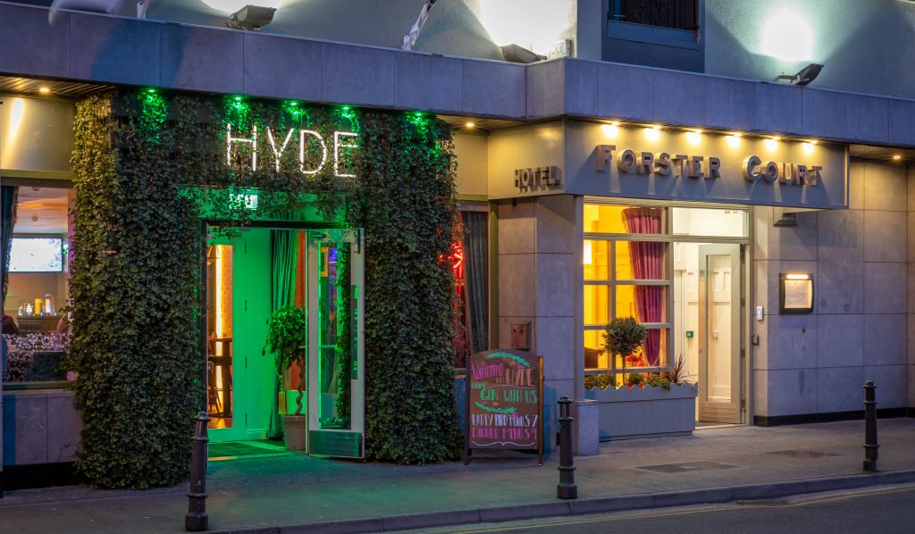 Hyde Bar & Gin Parlour at The Forster Court Hotel - part of The Connacht Hospitality Group